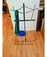 Belmonce Adjustable Sheet Music Stand with Carrying Case Black - $19.79