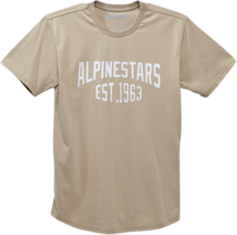 Alpinestars Mens Arched Premium T-Shirt Tee Shirt Khaki Medium - £23.80 GBP