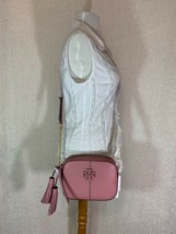 NWT Tory Burch Pink Magnolia Leather Mcgraw Camera Bag $328 - £263.80 GBP