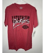 Dickies Authentic Men’s Large Logo Red T Shirt Size Medium - $27.34 CAD