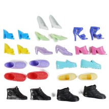 13 Pairs Vintage 1990s 2000s Barbie Shoes High Tops Heels Flats Sneakers Loafer - £14.19 GBP