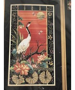 BUCILLA Needlepoint &quot;Oriental Crane&quot; # 4756 Designed by Nancy Rossi 10&quot;x... - £35.60 GBP