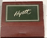 Vintage Matchbook  Hyatt  gmg  Unstruck - $12.38