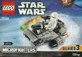 Instruction Book Only For LEGO STAR WARS 75126  Snowspeeder Microfighter - £5.60 GBP