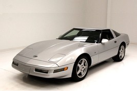 1996 Chevrolet Corvette silver | 24x36 inch POSTER | classic car - £18.21 GBP