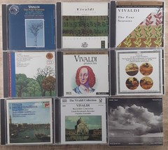 Vivaldi Classical CD Lot of 9 Sacred Pieces / Carlo Maria Giulini The Four - £14.23 GBP
