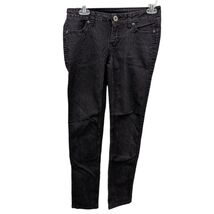 Juniors City Streets Skinny Denim Jeans Stretch Black Size 3 - $29.99