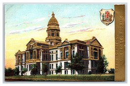 State Capitol Building Cheyenne Wyoming WY UNP Gilt Embossed DB Postcard I18 - £3.22 GBP