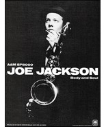 Joe Jackson 1984 Body and Soul A&amp;M Records album advertisement b/w ad print - £3.33 GBP