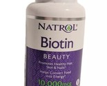 NATROL Biotin Maximum Strength, 10,000 mcg, 200 Tablets SEALED EXP 2/28/25 - £14.20 GBP