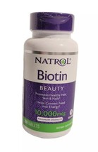 NATROL Biotin Maximum Strength, 10,000 mcg, 200 Tablets SEALED EXP 2/28/25 - $17.81