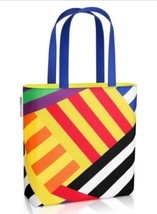 Clinique Donald x Clinique Colorblock Striped Tote Bag - Brand New In plastic! - £9.65 GBP