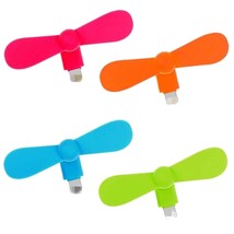 Personal Mini Usb Fan For Cellphones - 4 Pack Portable Cell Phone Fan For Iphone - £14.46 GBP