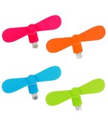 Personal Mini Usb Fan For Cellphones - 4 Pack Portable Cell Phone Fan Fo... - £14.14 GBP