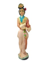Vintage Asian Oriental Cloth Geisha Doll FigurineHand Made Hand Painted ... - $14.99