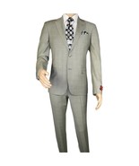 Men Suit BERLUSCONI Turkey Italian Wool 180&#39;s Glenn Plaid K167-06 Black ... - $422.35 CAD