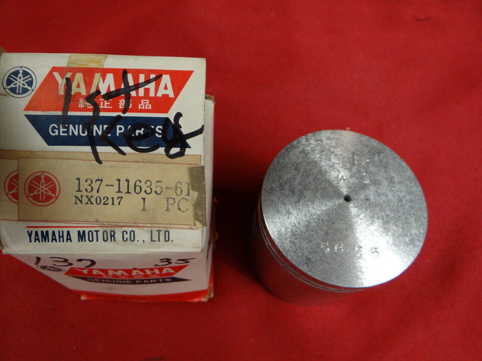 Yamaha Piston, 1st OS, 1964-66 YA6 Santa Barbara, 137-11635-61, 372-1163... - $39.95