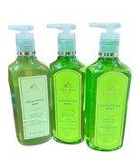 NEW Eucalyptus Mint White Barn Gel Soap 8 oz Bath &amp; Body Works Lot Of 3 - $52.66 CAD