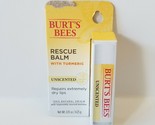 Burts Bees Rescue Balm Turmeric Unscented Repairs Extremely Dry Lips Lot... - $13.50