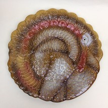 Better Homes &amp; Gardens Heritage Collection 13” Textured Ceramic Turkey P... - £12.63 GBP