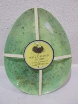 Easter Well Dressed Home Speckled Egg ShapeD Melamine Salad Plates Set 4 Green - £22.49 GBP