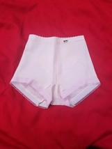 Vintage Pink Mushrooms Gusset shaping Hi Waist Panties 7/L New - £23.22 GBP