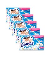 Pack of 5 Suavitel Dryer Sheets Field Flowers Reduces Static Fabric Cond... - €13,08 EUR