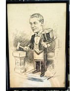 Political Cartoon, 12” x 17” Signed C.K. Berryman 1930 Framed Rare - $495.00