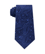 MICHAEL KORS Blue Medium Paisley Silk Tie - £19.95 GBP