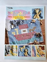 NEW Leisure Arts NOAH&#39;S ARK FOR BABY Crochet Pattern Book 6 Afghans &amp; An... - £5.50 GBP