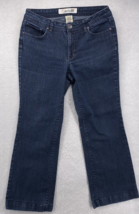 Faded Glory Women&#39;s Jeans Size 12 Petite Denim Stretch Flared  Blue Dark... - £12.58 GBP
