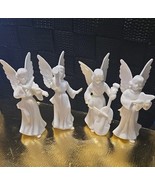 Vintage Bone China  Angels Musician Figurines Japan Lot 4 - €29,88 EUR