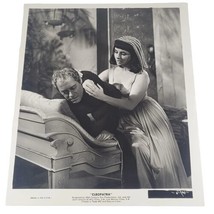 Liz Taylor In Cleopatra Press Photo Rex Harrison Egyptian Inspired Film 8x10 Vtg - £8.86 GBP
