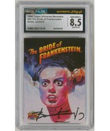 CGC JSA SS 8.5 SIGNED Basil Gogos Topps Universal Monsters Art Card ~ Th... - $3,015.66 MXN