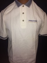 Butsko Size Medium White Button Up Shirt Bin#53 - £20.07 GBP