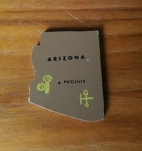Arizona AZ vtg Sifo United States Map Wooden Puzzle Replacement Piece Cr... - £3.93 GBP