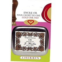 J.Herbin 41104T Ink Pad Blister Pack for Decoration of Seal Gold  - $62.13 CAD
