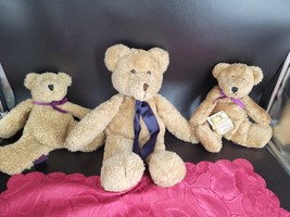 3 Boyd&#39;s Bears in the Attic Collection Winkie &amp; 2 Small Weighted Bean Be... - $13.80