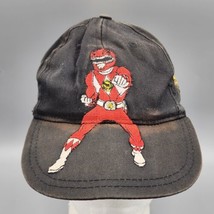 Vtg 90s Mighty Morphin Power Rangers Snapback Hat Cap 1994 Saban Anime Manga - £6.56 GBP