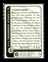 Vintage 1999 Ud Retro Throwback Attack Football Card T10 Curtis Martin Jets /500 - £3.94 GBP