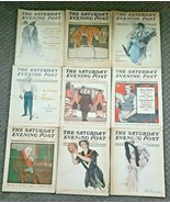 Lot of 9 Vintage Saturday Evening Post 1903-1907 Magazines Curtis Publis... - £102.29 GBP