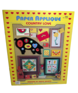 Folk Art Applique Scrapbook Patterns Paper Country Farmhouse Craft Ideas... - $9.69