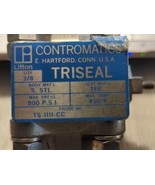lot of 3 Contromatics Triseal 3/8 NPT Ball Valve Steel Body Teflon Seat - $339.03 MXN