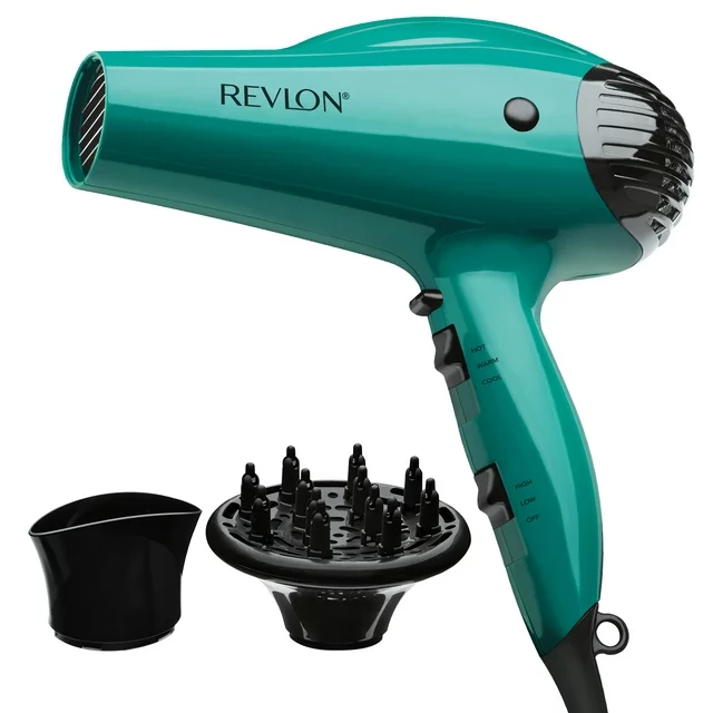 Revlon 1875W IONIC Volume Booster Hair Dryer - Green - $67.10