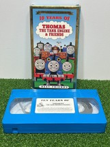 Thomas &amp; Friends - Ten Years Of Thomas (VHS, 1999) RARE‼ Blue VCR Tape • VGUC‼ - £13.80 GBP