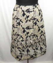 Apostrophe Women&#39;s Floral Cotton Midi Skirt, Lined, Size 18 - $19.99