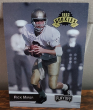 Rick Mirer 93 Rookies Playoff Football Trading Card #308 - £9.48 GBP