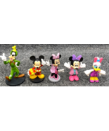Disney Collectible Mini Figures Minnie Mickey Mouse Goofy Daisy Lot of 5 - £12.39 GBP
