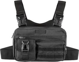 Water-Repellent Tactical Chest Bag with 4 Adjustable Straps - Outdoor Es... - $51.43