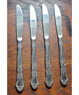 Set of 4 Orleans Stainless Steel Knives Flowers Collectible Decorative K... - £11.76 GBP